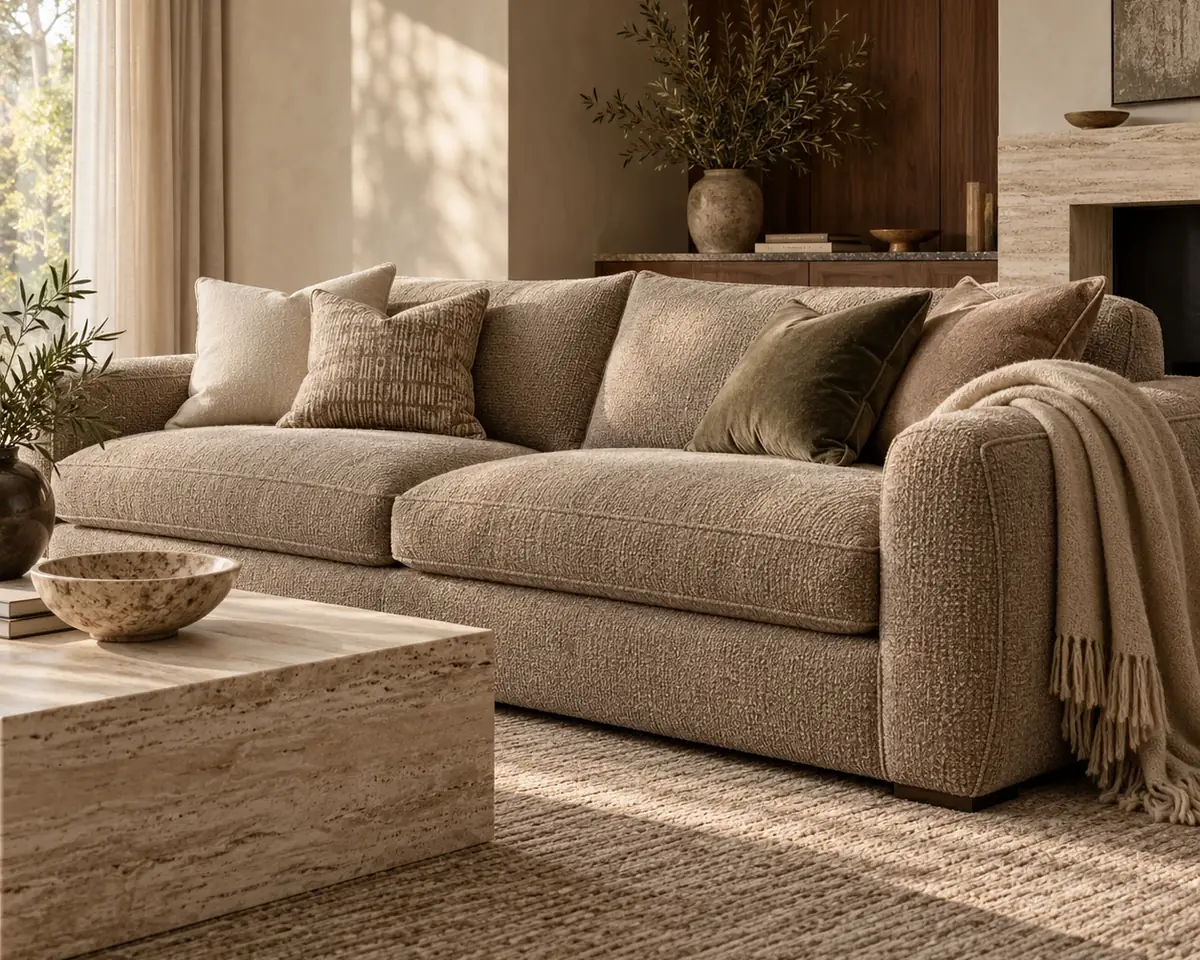 Upholstered sofa
